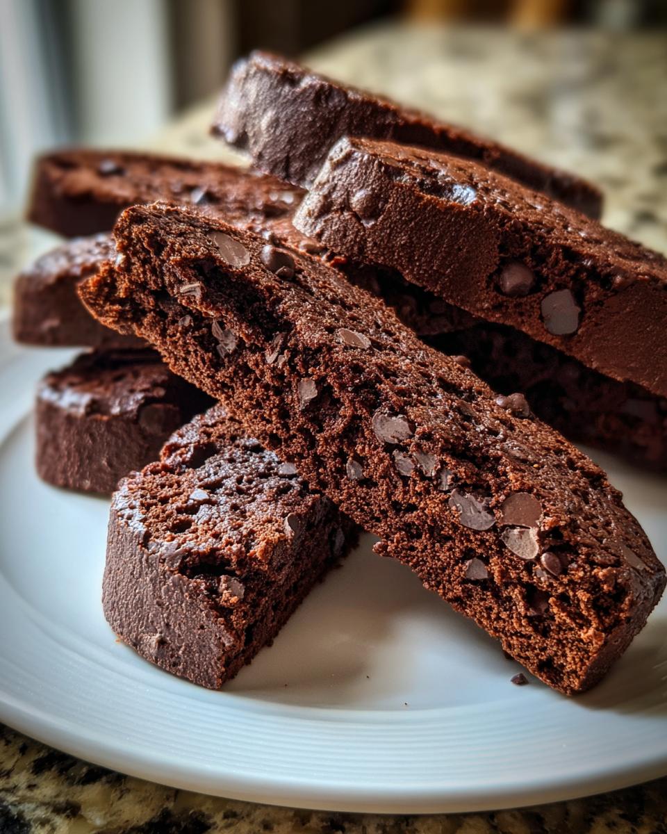 Chocolate Biscotti - detail 2