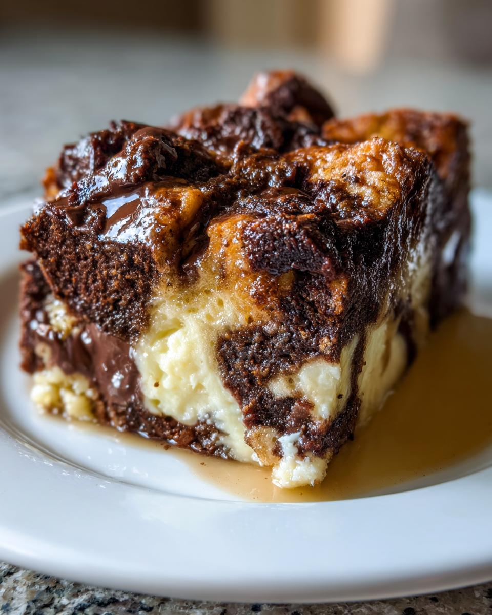 Chocolate Bread Pudding - detail 2