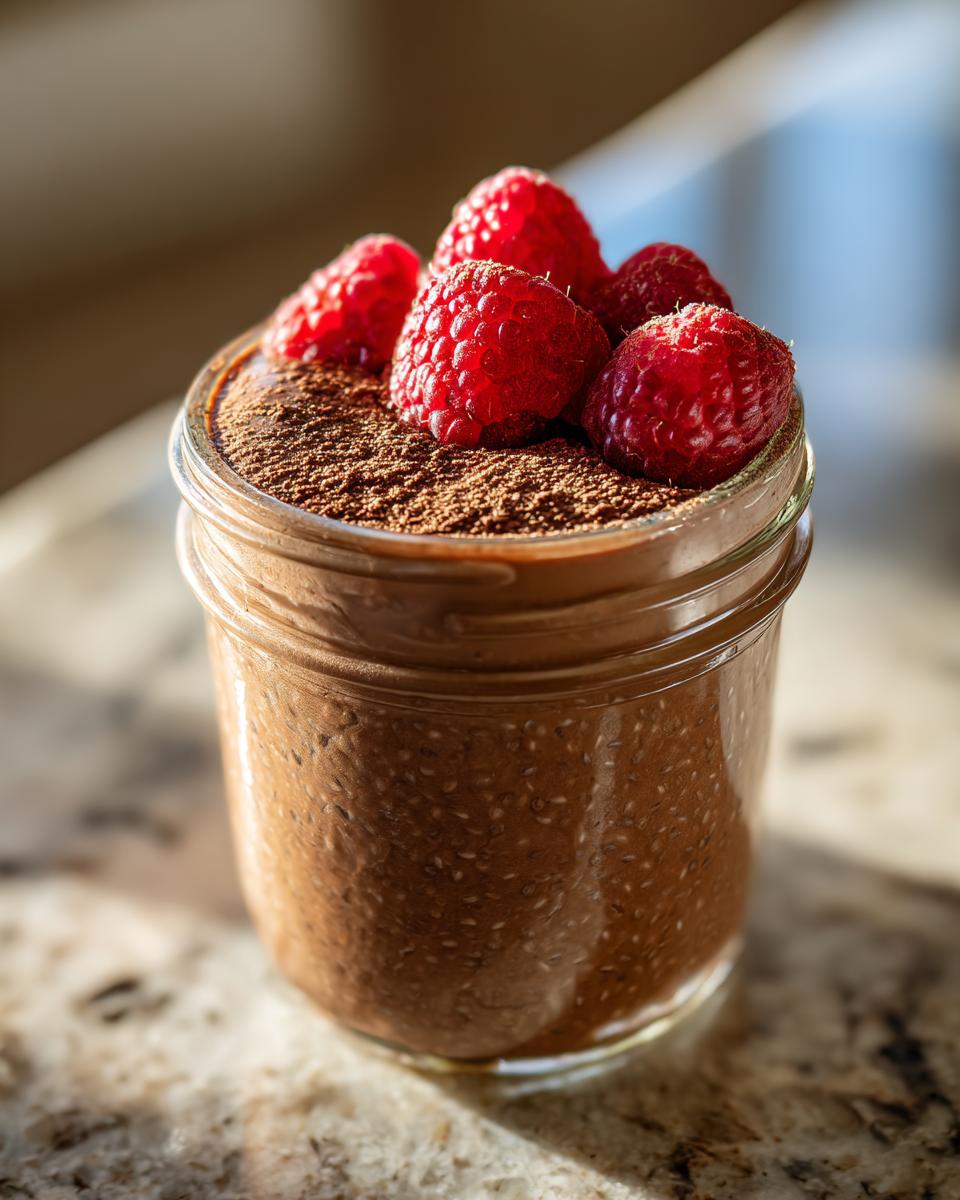 Chocolate Chia Seed Pudding - detail 2