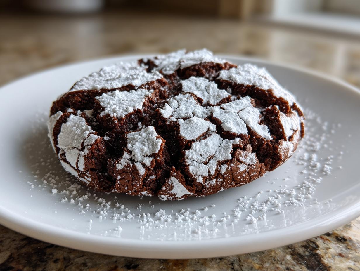 Chocolate Crinkle Cookies