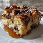 Chocolate Croissant Bread Pudding