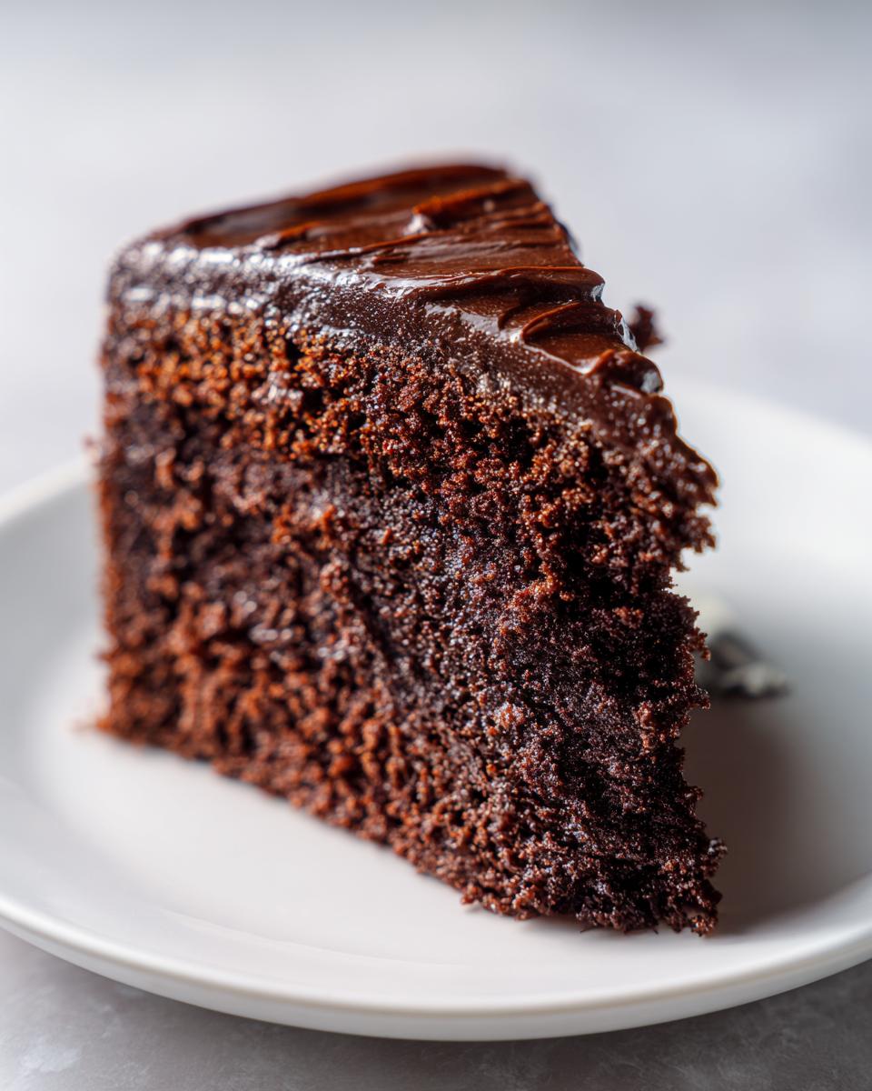 Chocolate Depression Cake (Wacky Cake) - detail 2