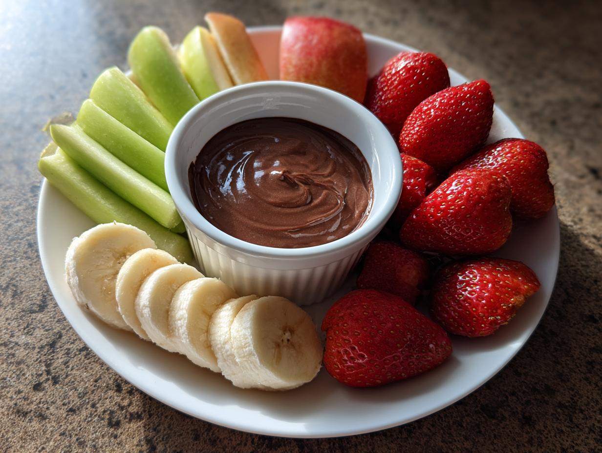 Easy Chocolate Fruit Dip