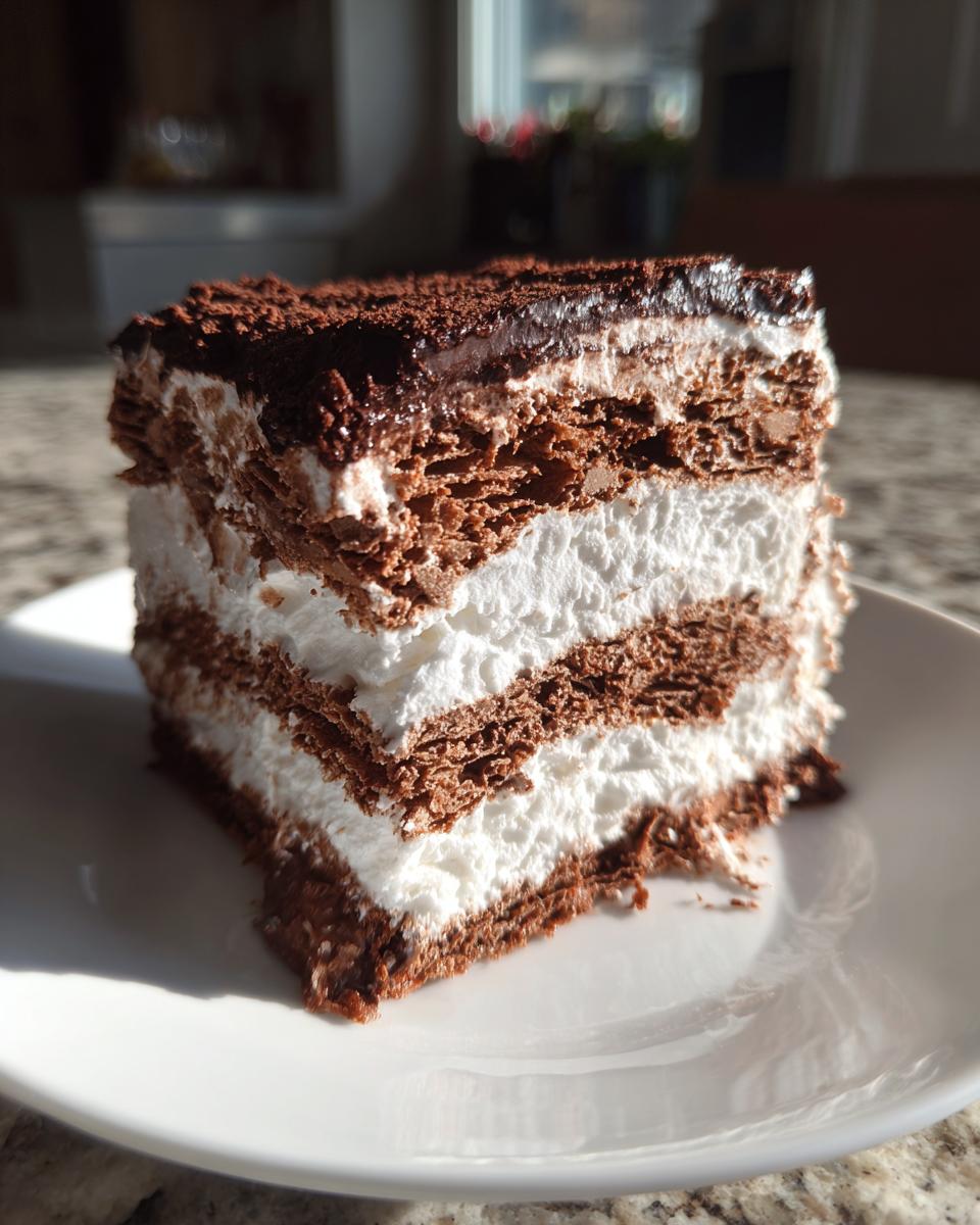 Chocolate Icebox Cake - detail 2