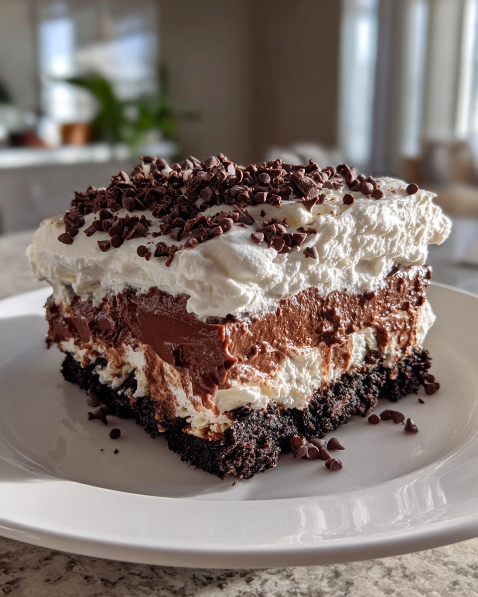 Chocolate Lasagna - detail 2