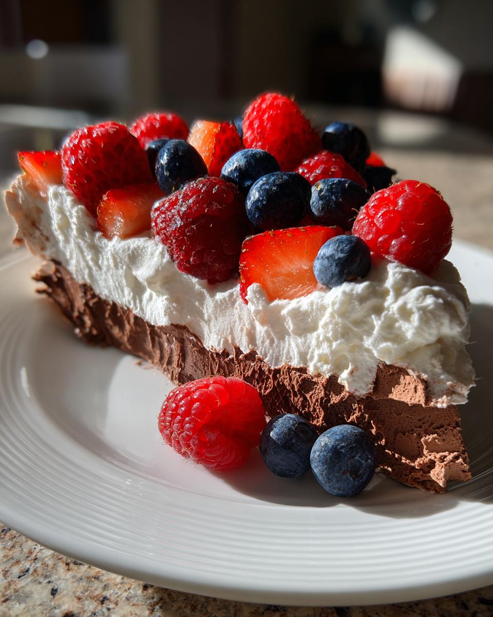 Chocolate Pavlova - detail 2