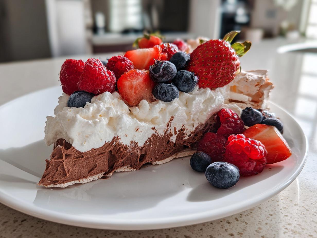 Chocolate Pavlova
