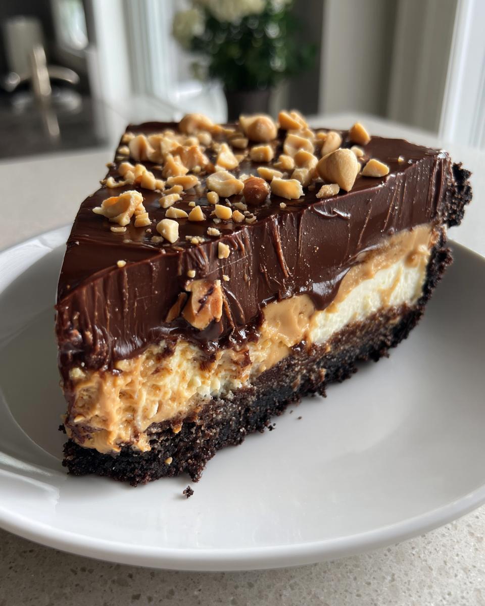 Chocolate Peanut Butter Pie - detail 2
