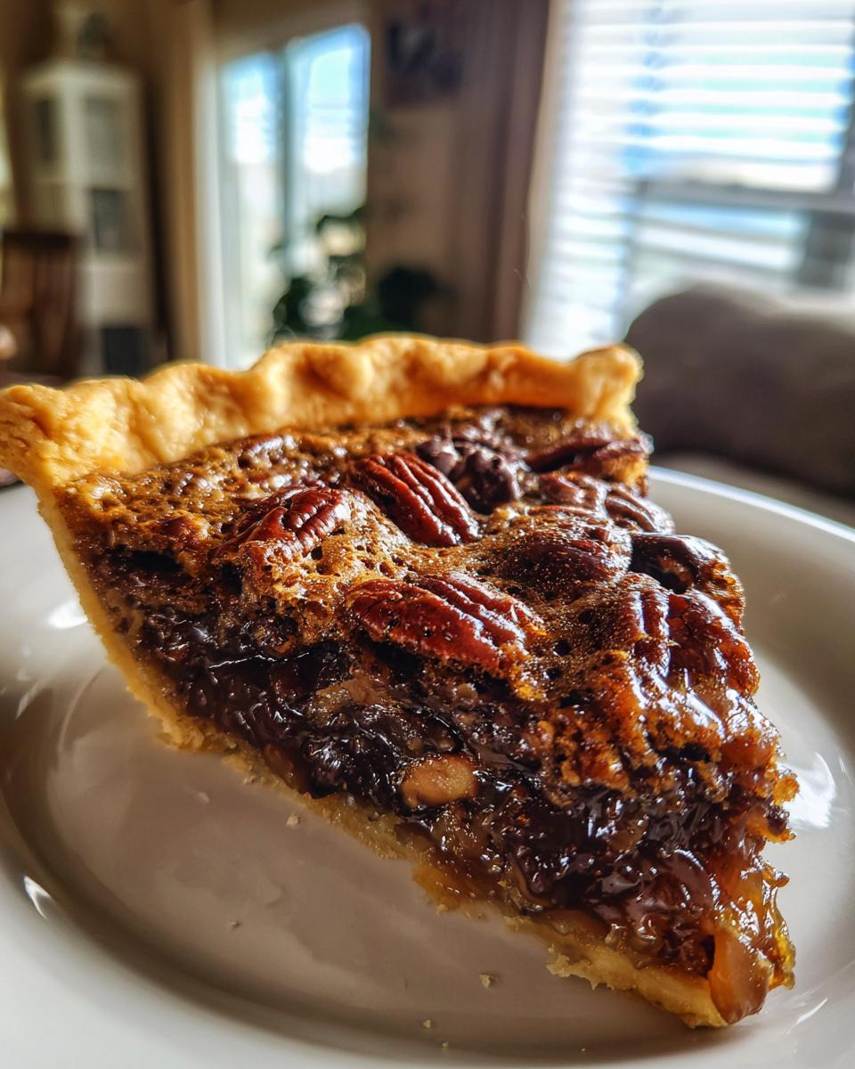 Chocolate Pecan Pie - detail 2