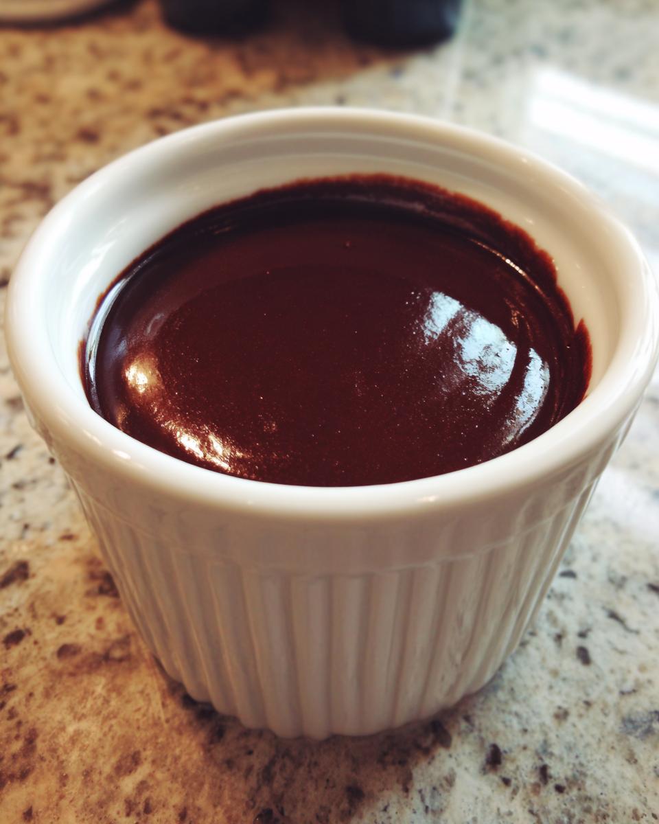 Chocolate Pots de Crème - detail 2