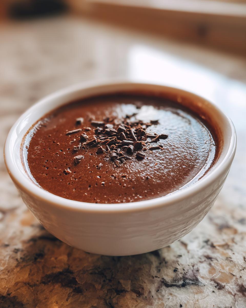 Chocolate Rice Pudding - detail 2