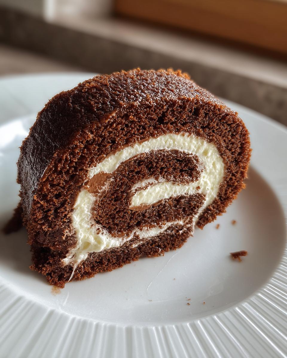 Chocolate Roll (Swiss Roll) - detail 2