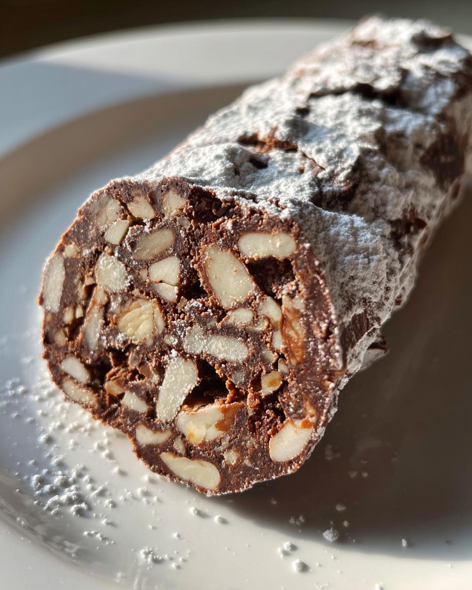Chocolate Salami - detail 2
