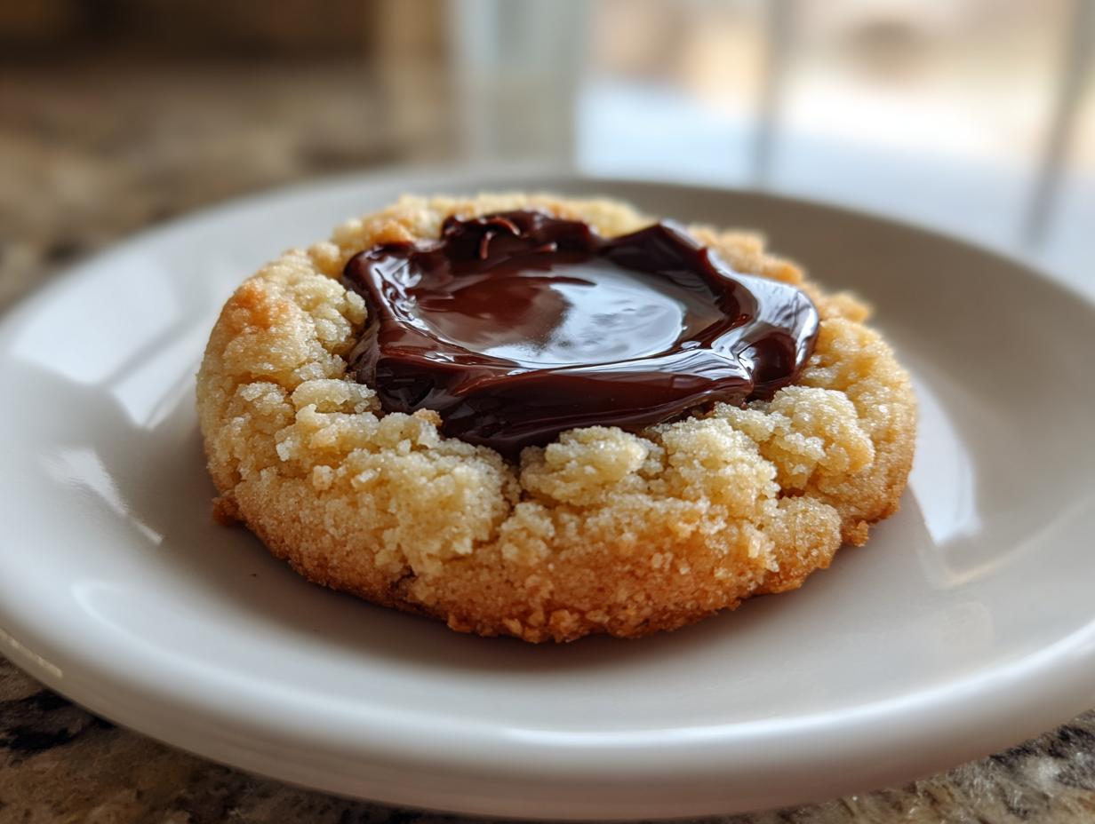 Chocolate Thumbprint Cookies