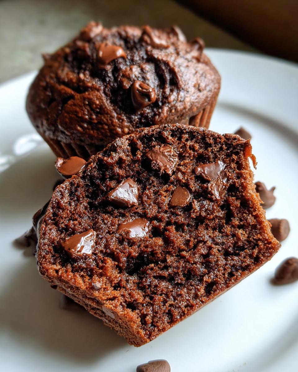 Double Chocolate Muffins - detail 2