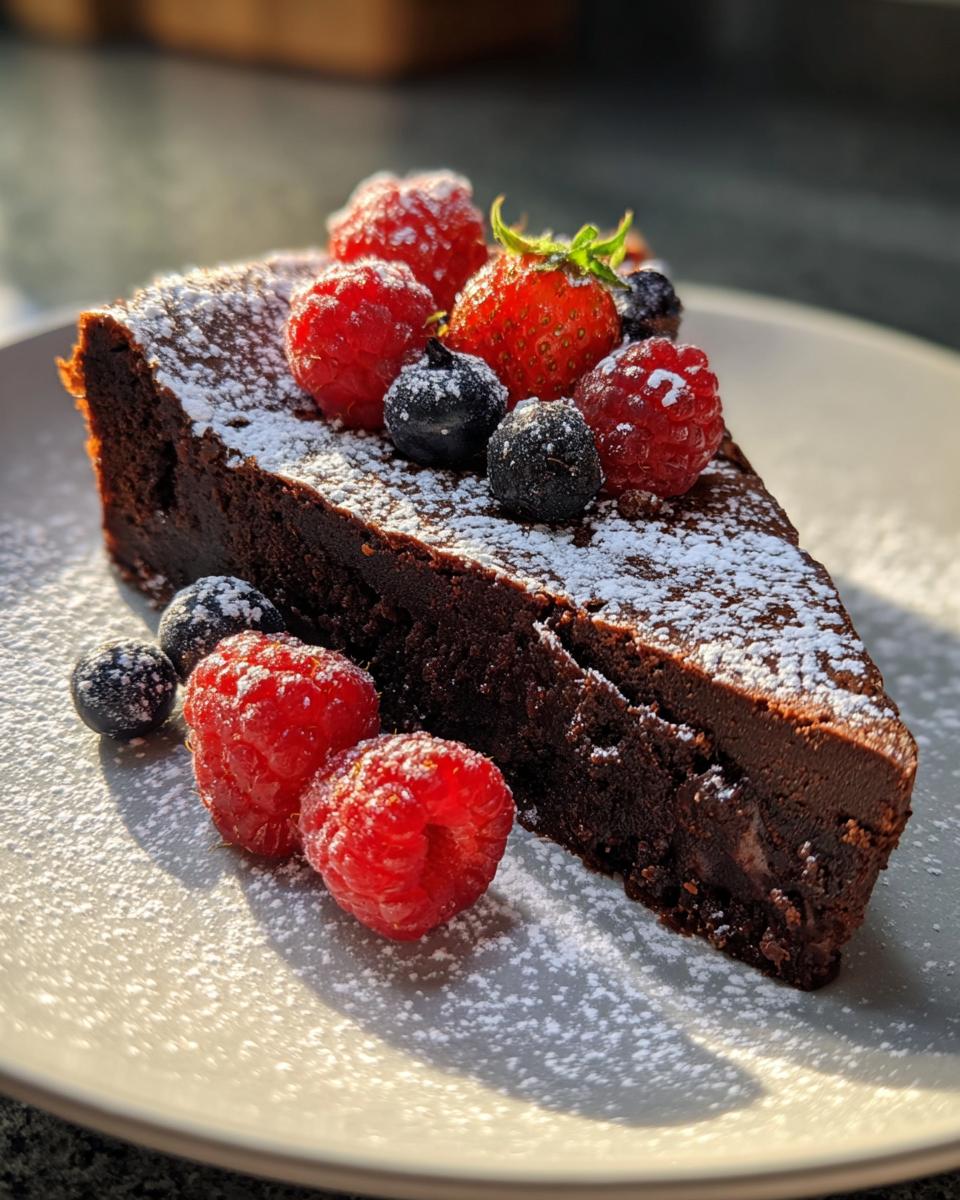 Flourless Chocolate Cake - detail 2