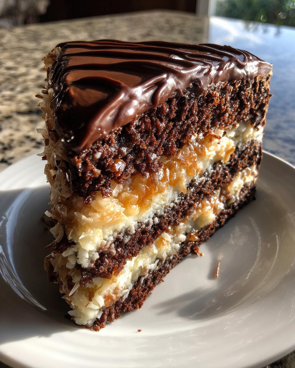 German Chocolate Cake - detail 2