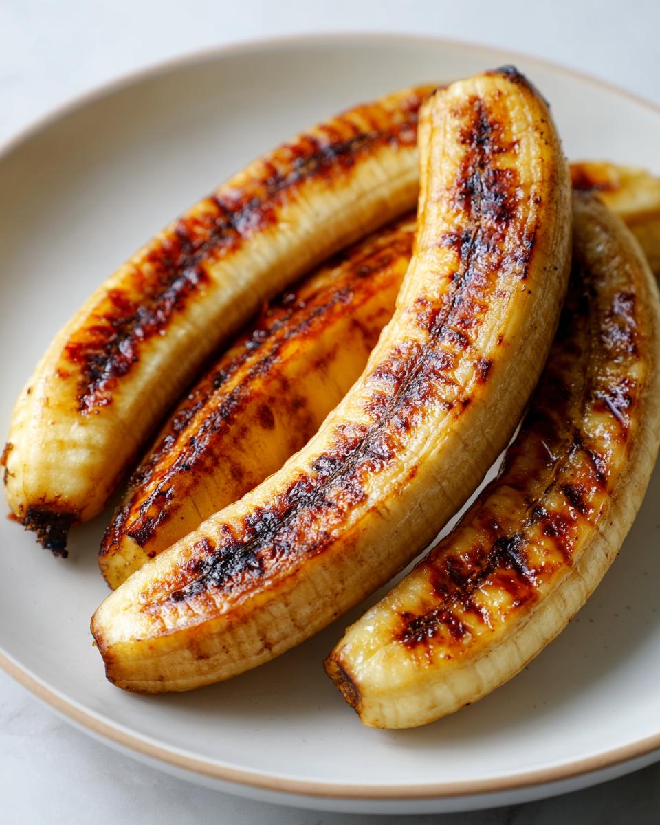 Grilled Bananas - detail 2