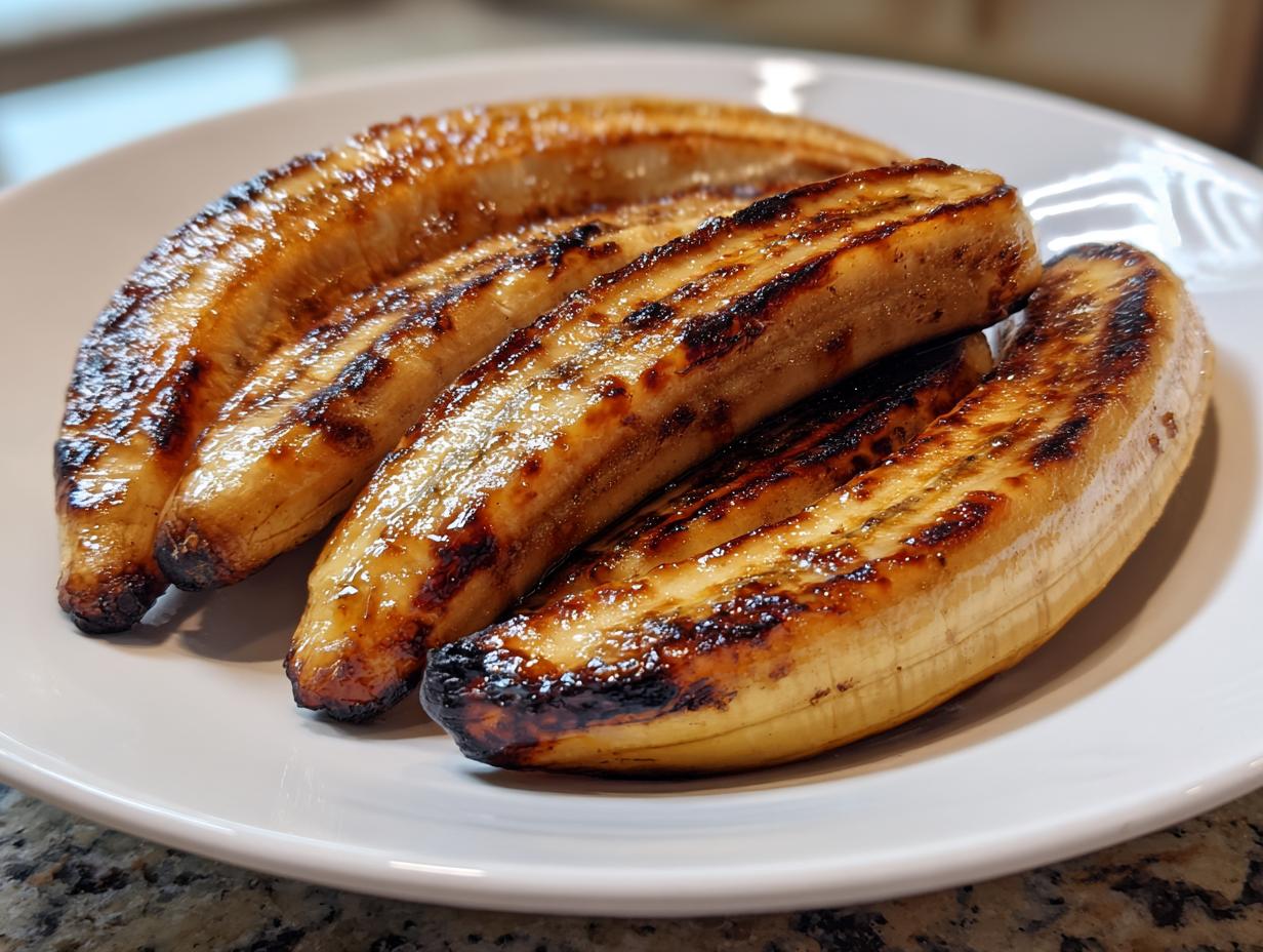 Grilled Bananas with Brown Sugar and Cinnamon