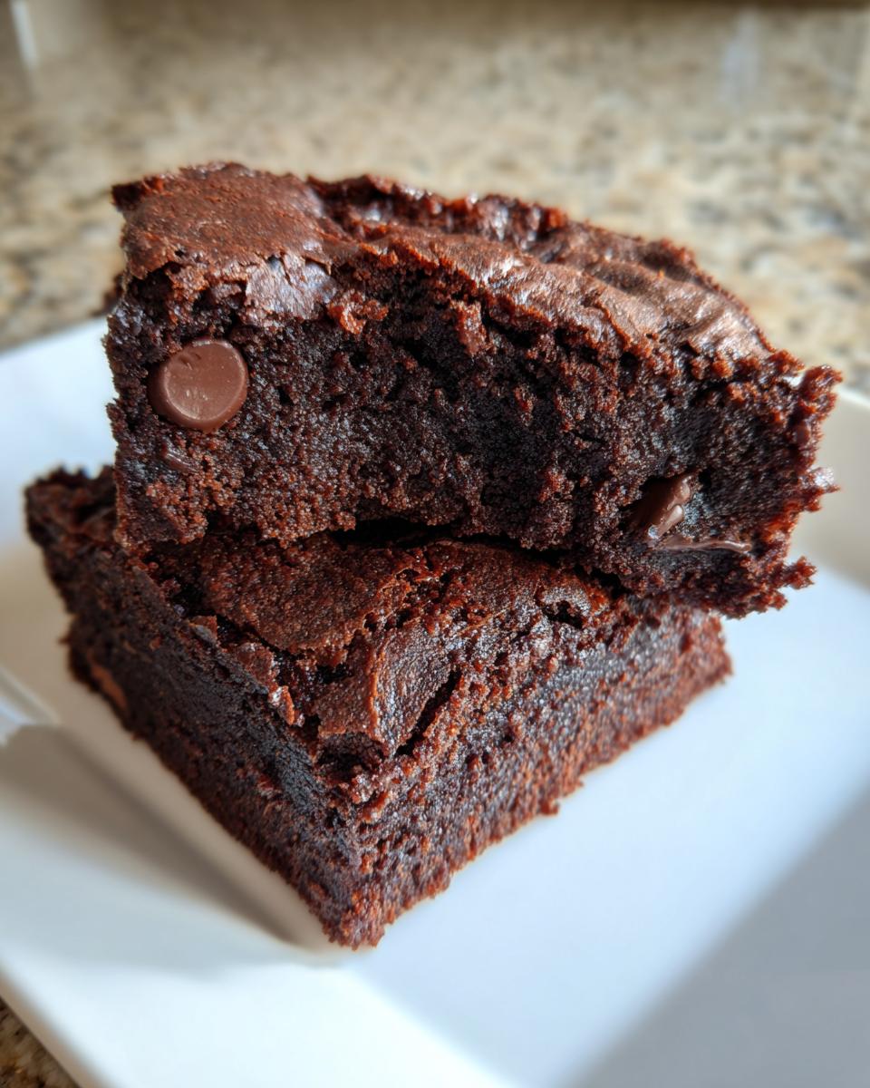 Healthy Banana Brownies - detail 2