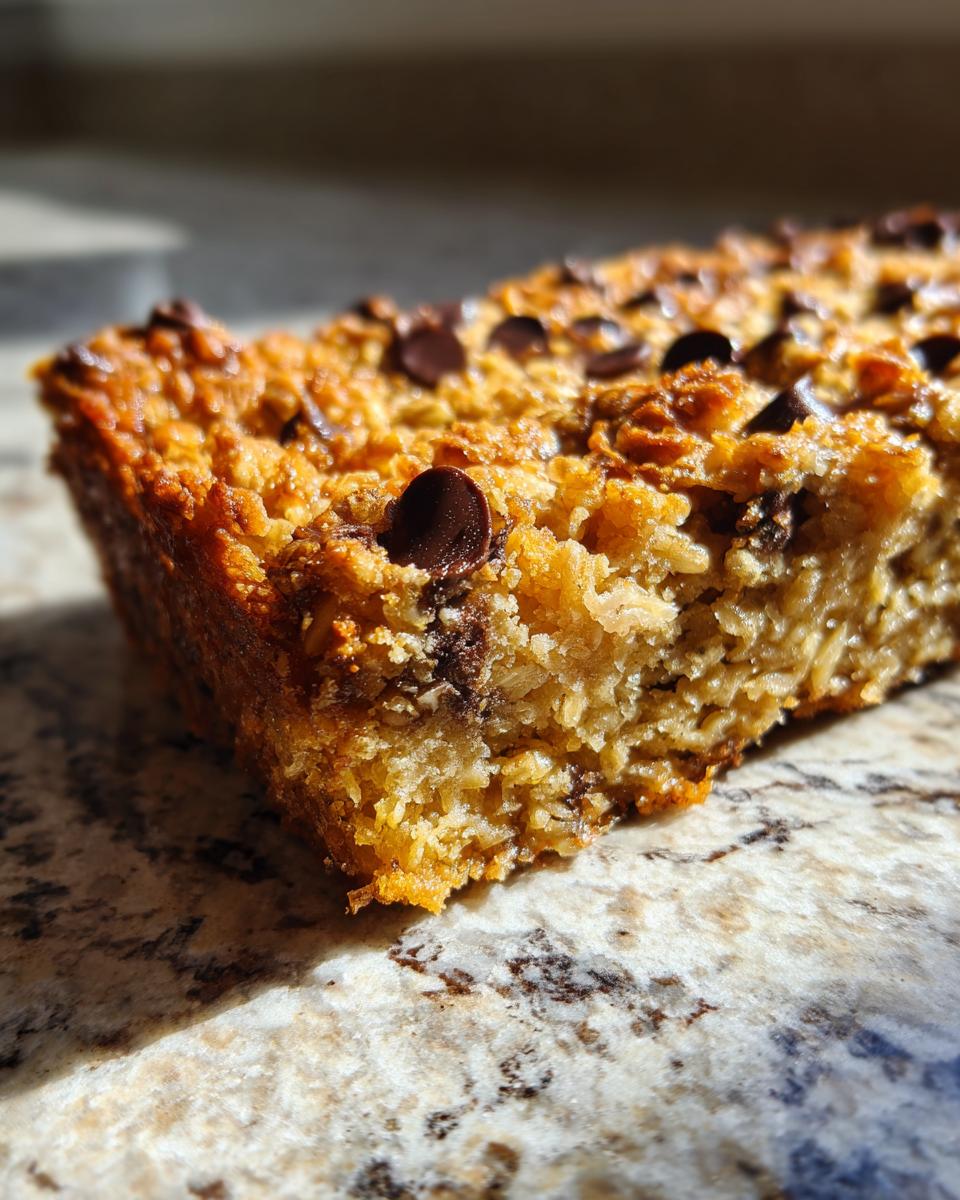 Healthy Banana Oatmeal Bars - detail 2