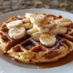 Healthy Banana Waffles