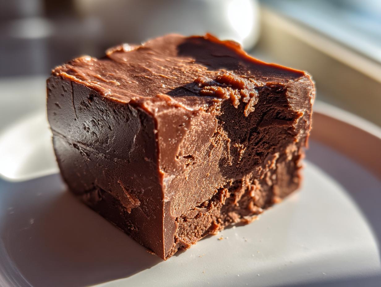 Healthy Chocolate Peanut Butter Fudge