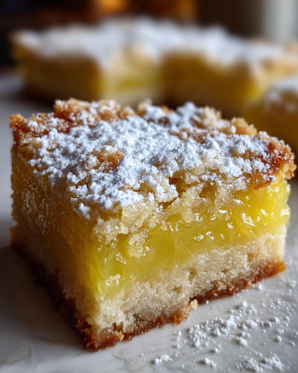 Lemon Bars with Shortbread Crust - detail 2