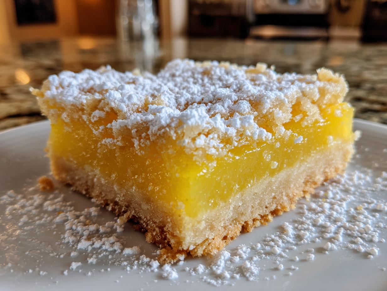 Lemon Bars with Shortbread Crust