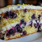 Lemon Blueberry Layer Cake