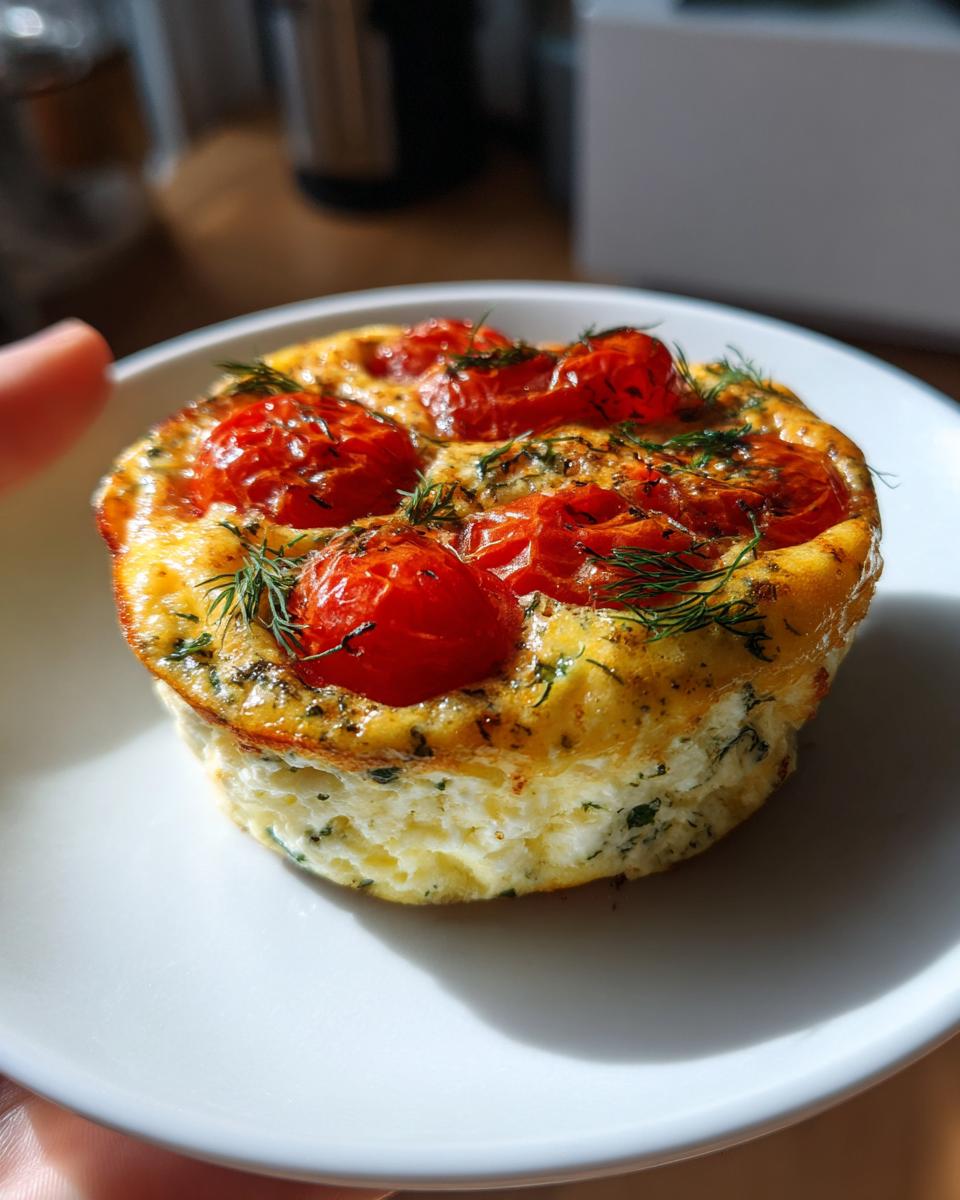 Mini Tomato Frittatas with Dill - detail 2