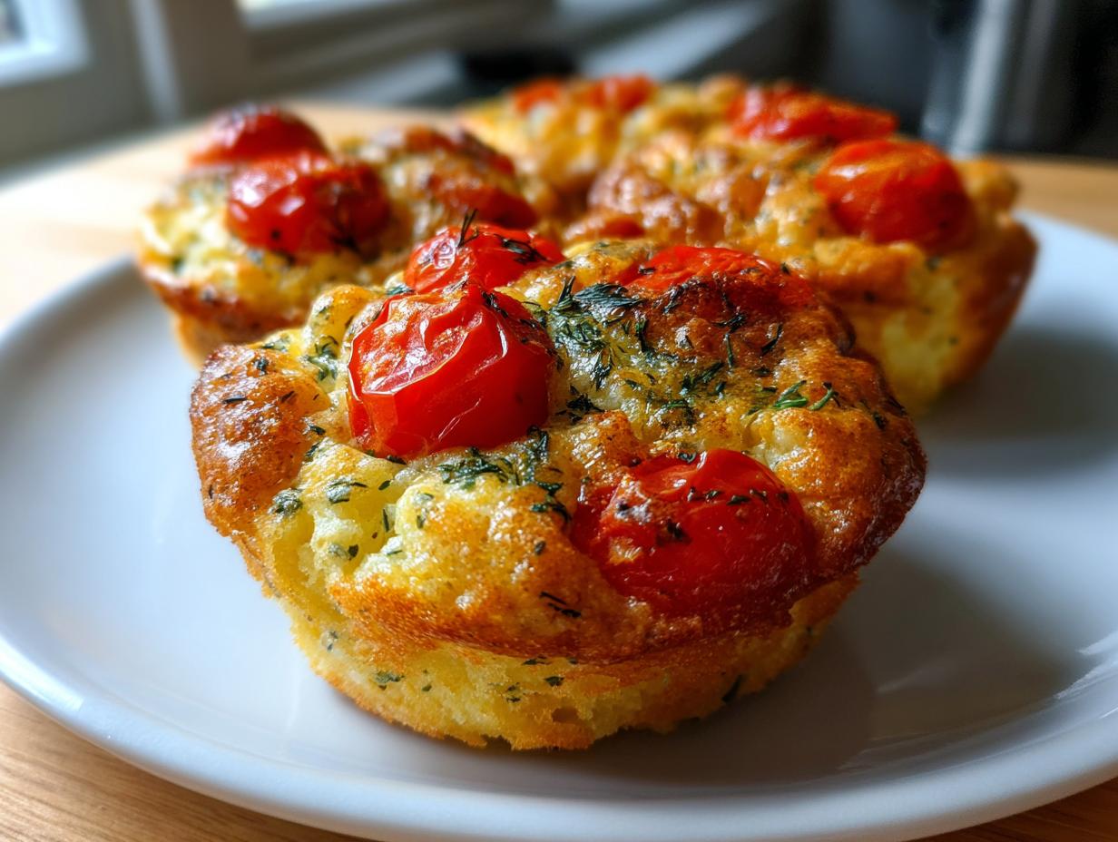 Mini Tomato Frittatas with Dill