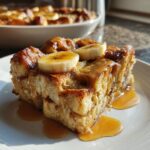 Peanut Butter-Banana French Toast Casserole