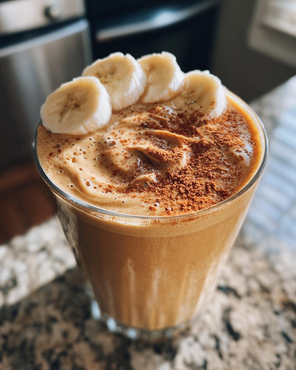 Peanut Butter Banana Smoothie - detail 2