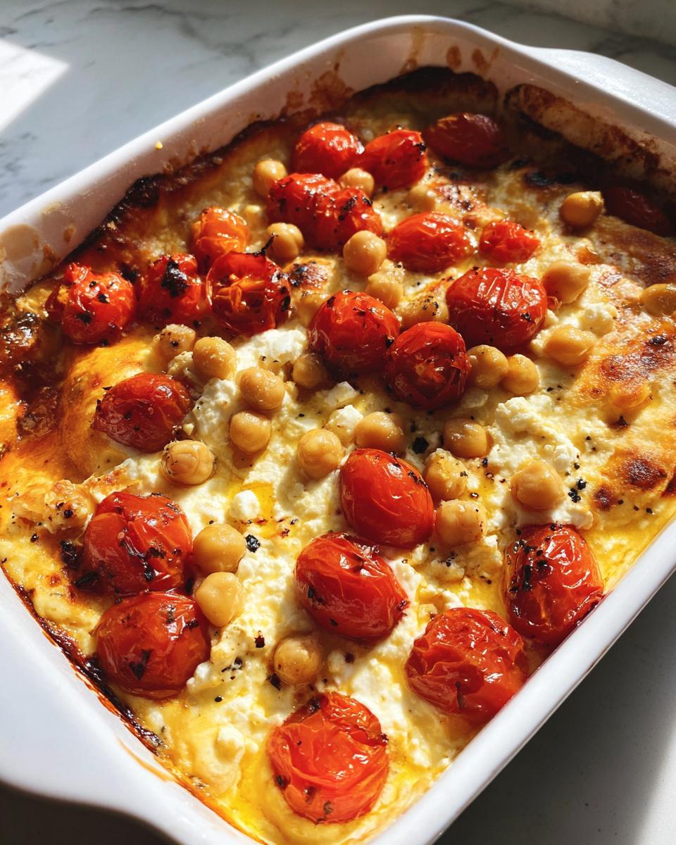 Quick & Easy Baked Feta & Tomato Chickpeas - detail 2