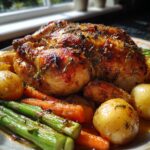 Roast Chicken with Spring Vegetables