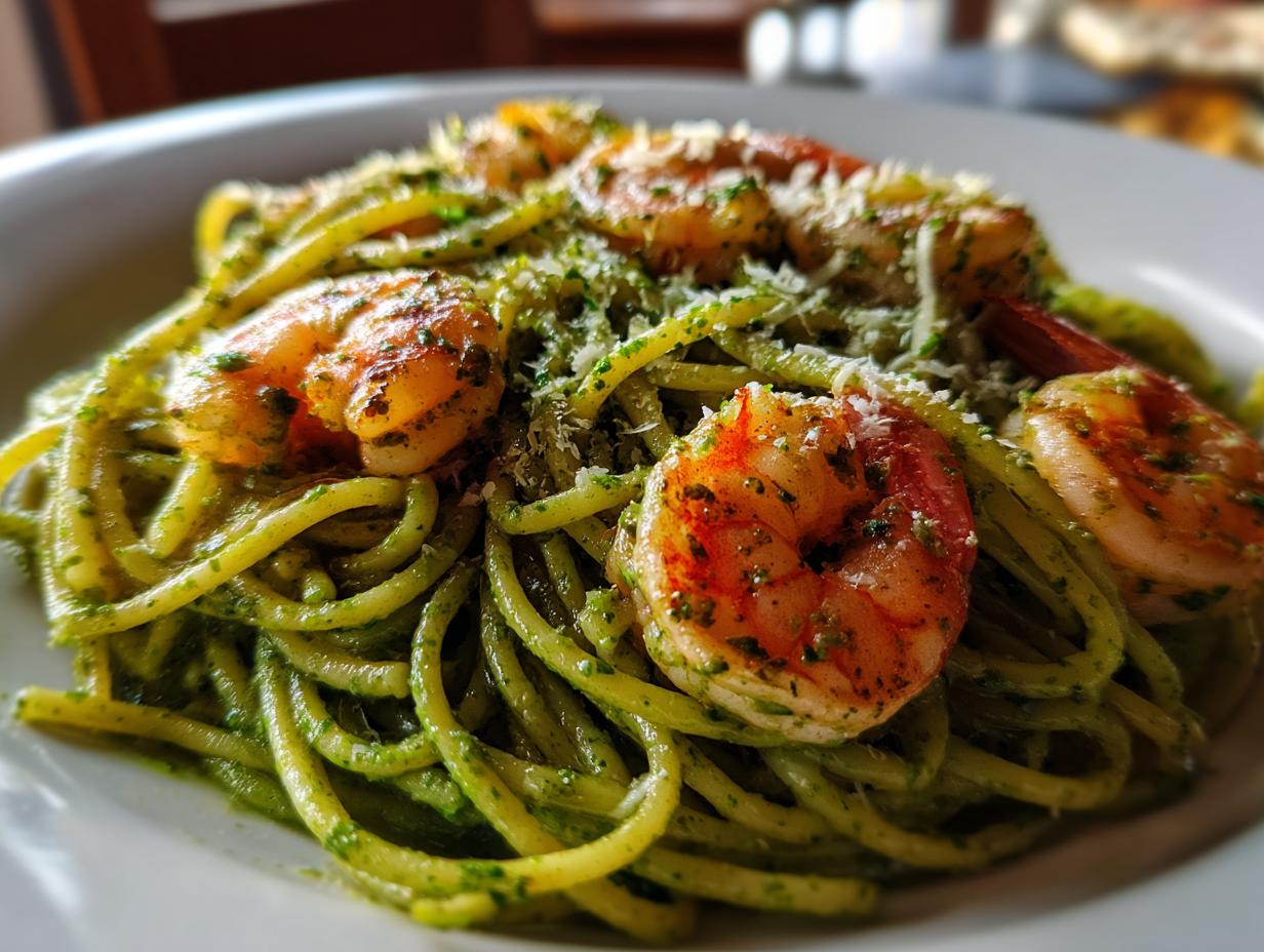 Shrimp Pesto Pasta for Weeknights