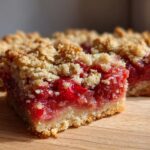 Strawberry Rhubarb Crumb Bars