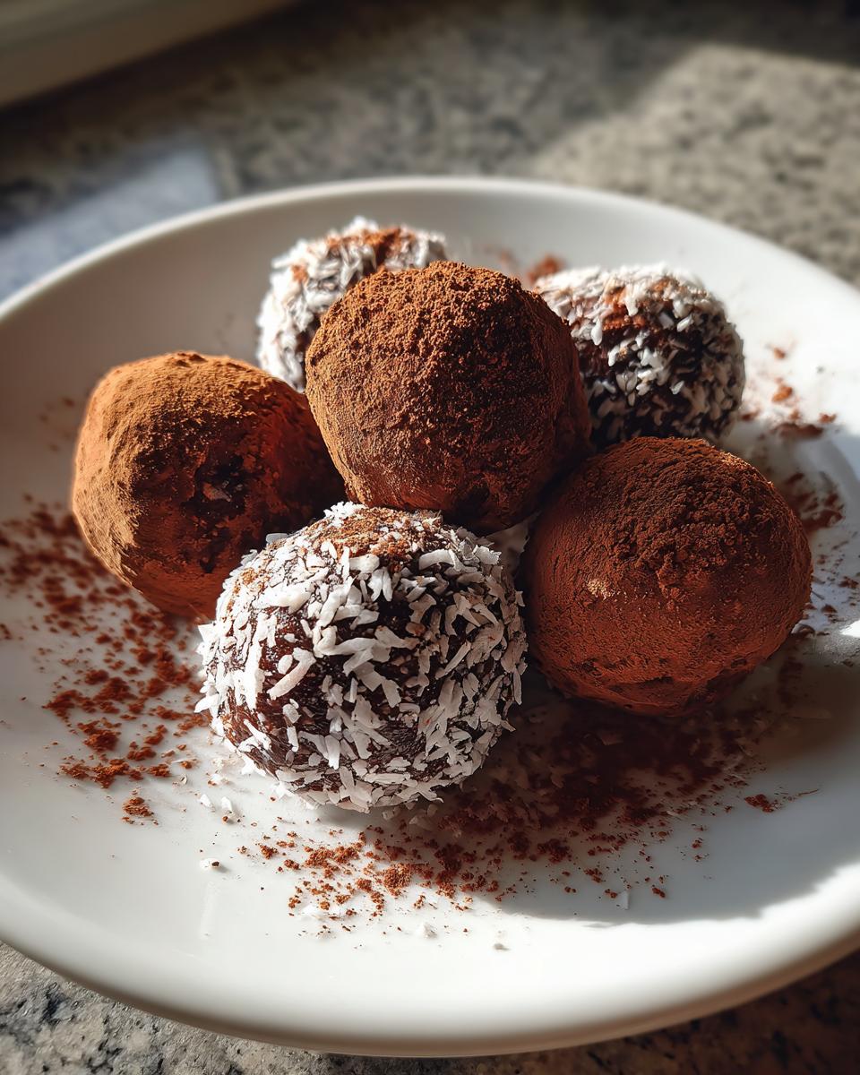Vegan Chocolate Truffles - detail 2