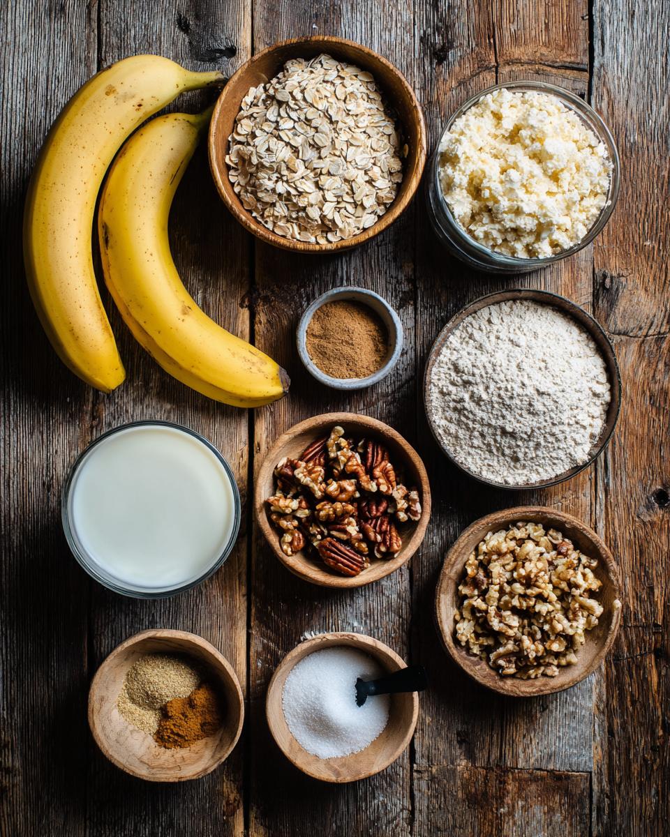 Baked Banana-Nut Oatmeal Cups - detail 1