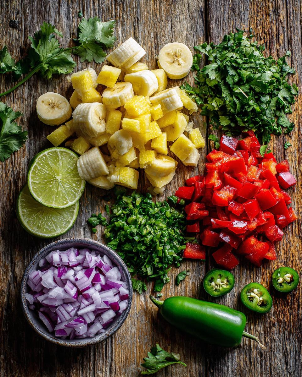 Banana Salsa - detail 1