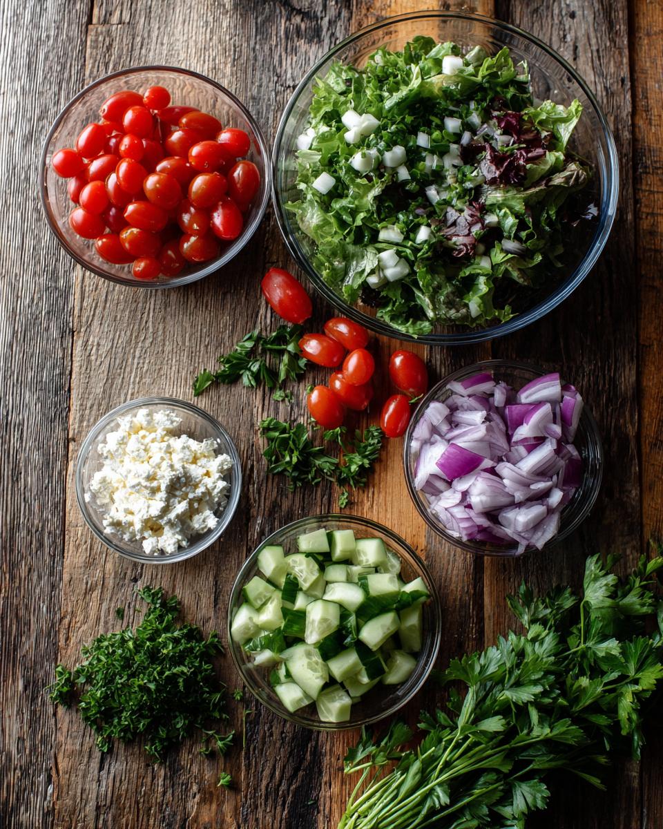 Bright Spring Salad - detail 1