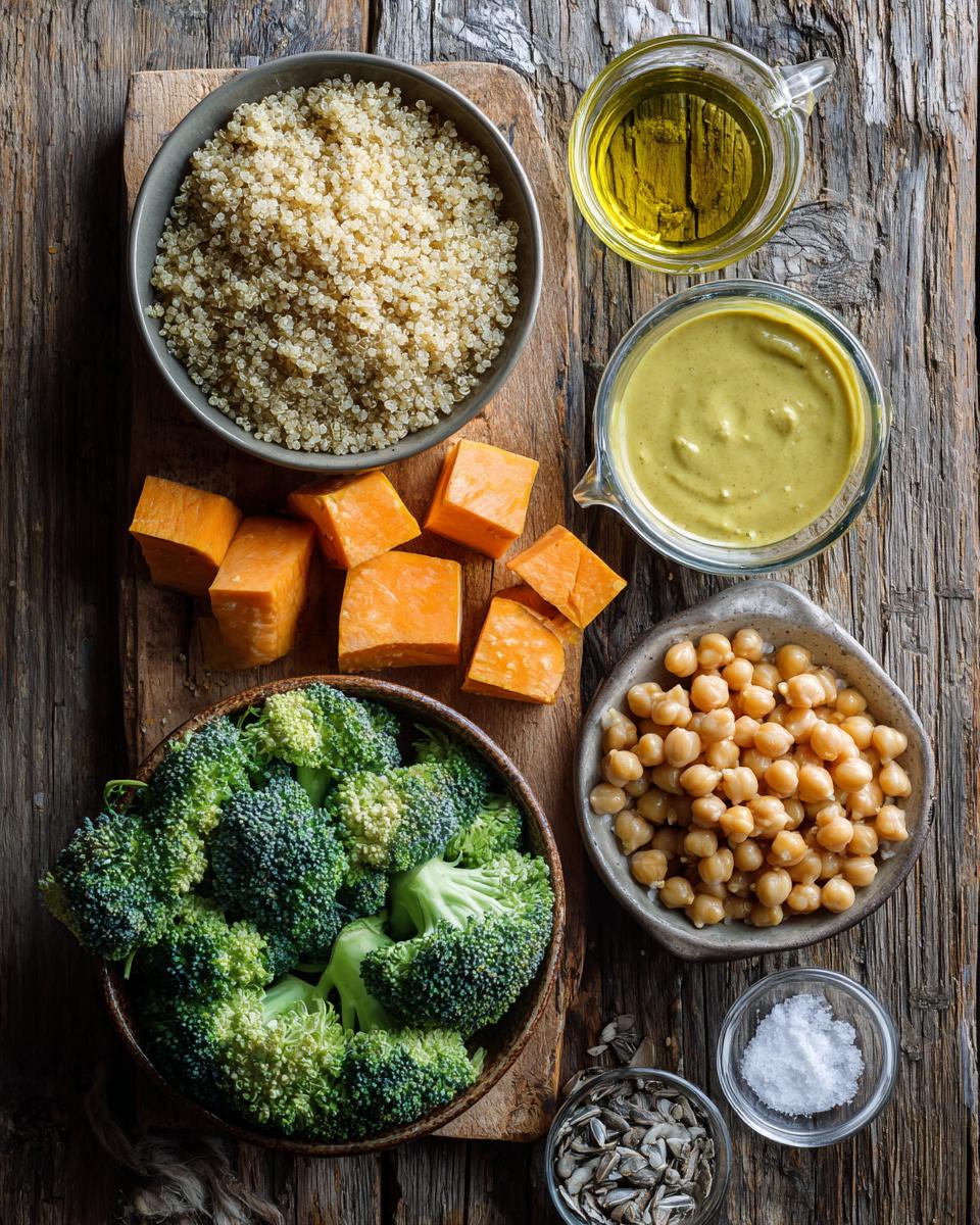 Buddha Bowl with Turmeric Tahini Sauce - detail 1