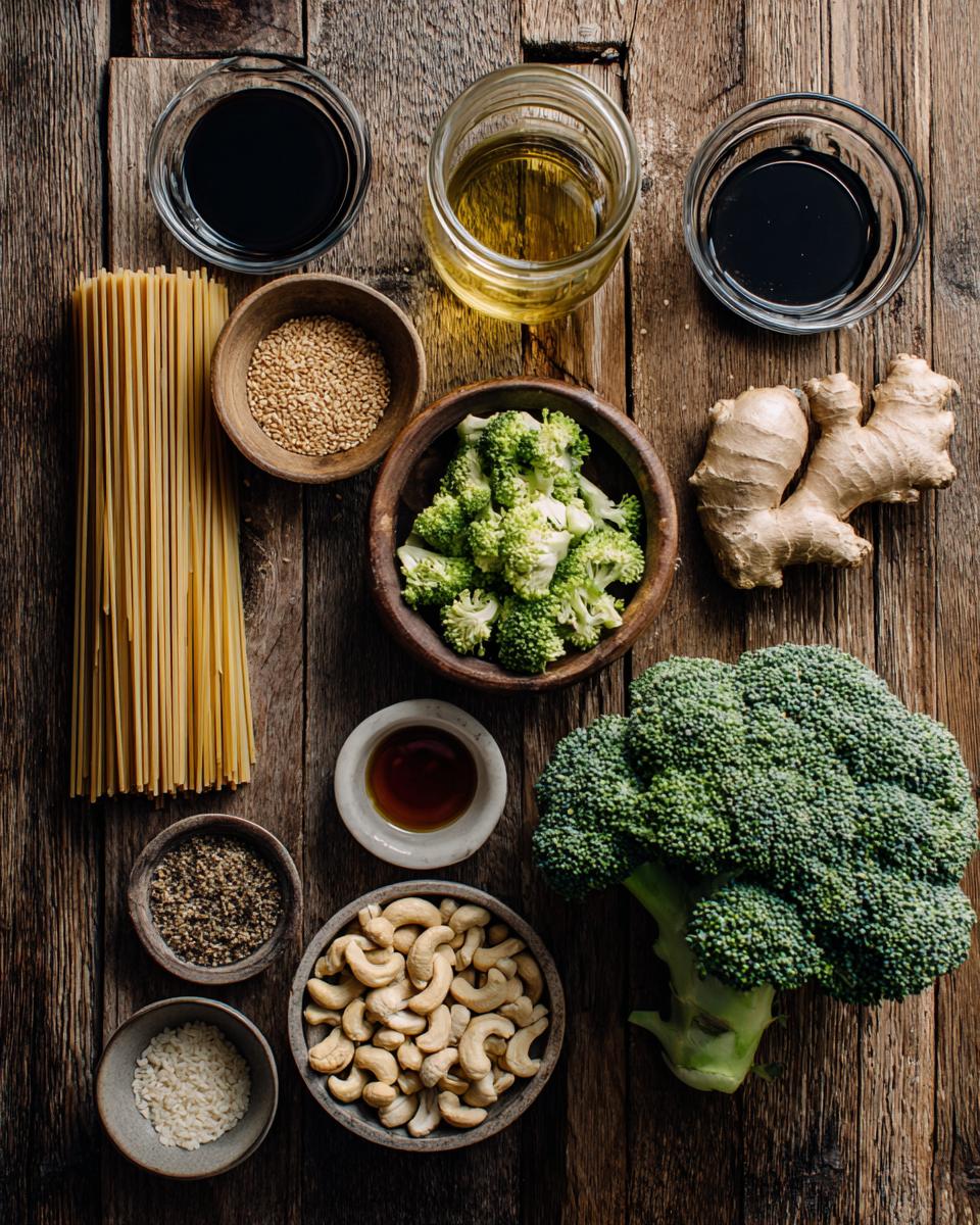Cashew Broccoli Soba Noodles - detail 1
