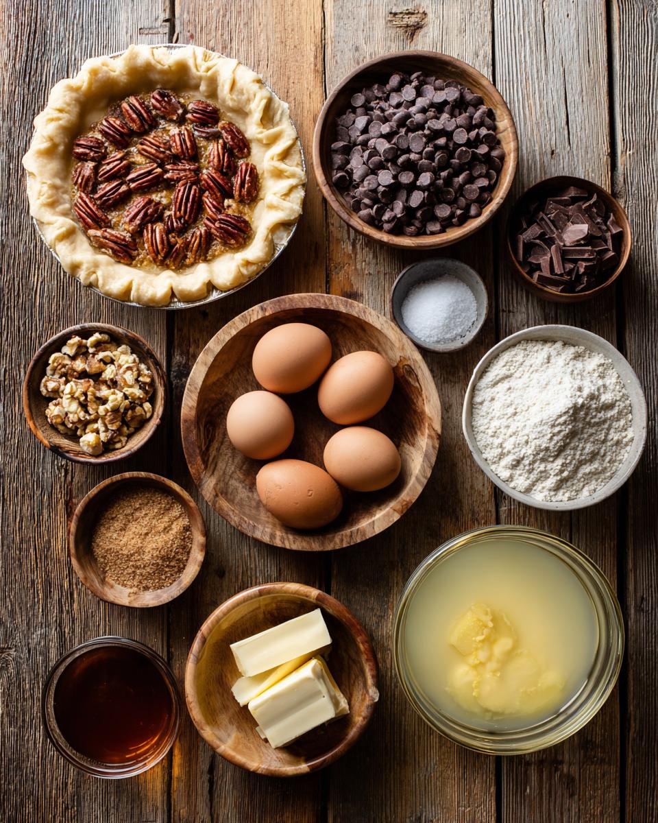 Chocolate Pecan Pie - detail 1