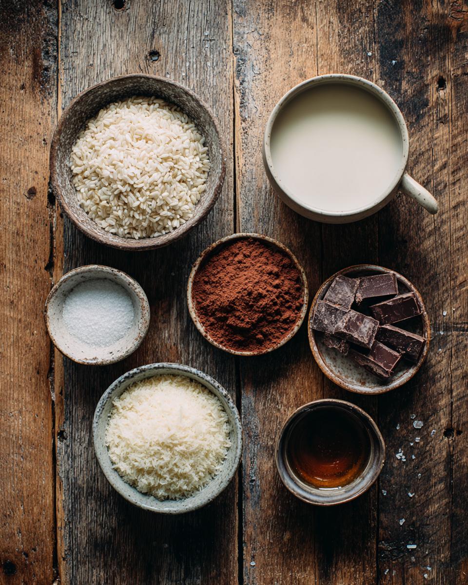 Chocolate Rice Pudding - detail 1