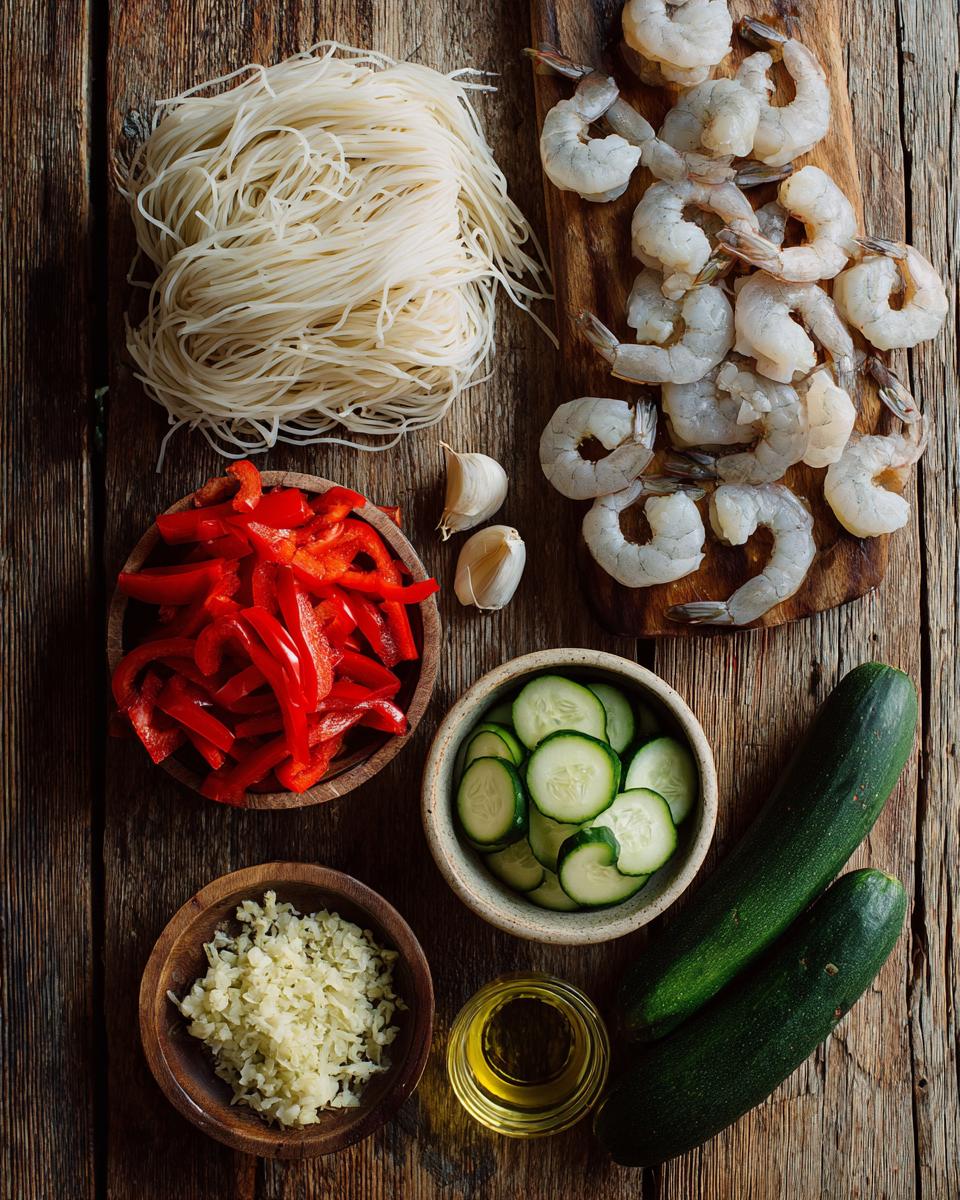 Grilled Shrimp and Noodle Salad - detail 1