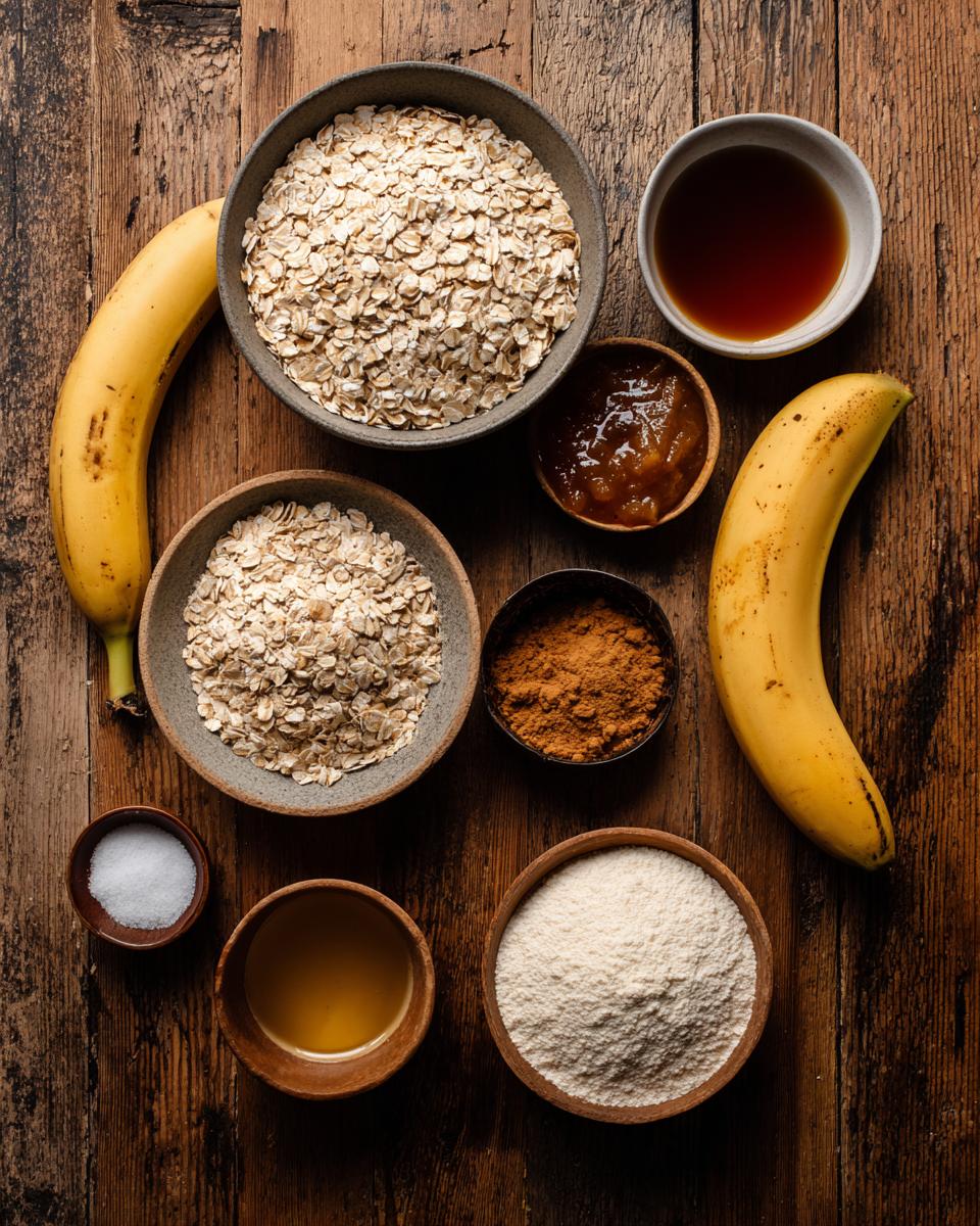 Healthy Banana Oatmeal Bars - detail 1
