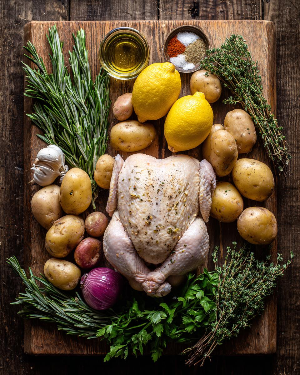 Roast Chicken with Spring Vegetables - detail 1