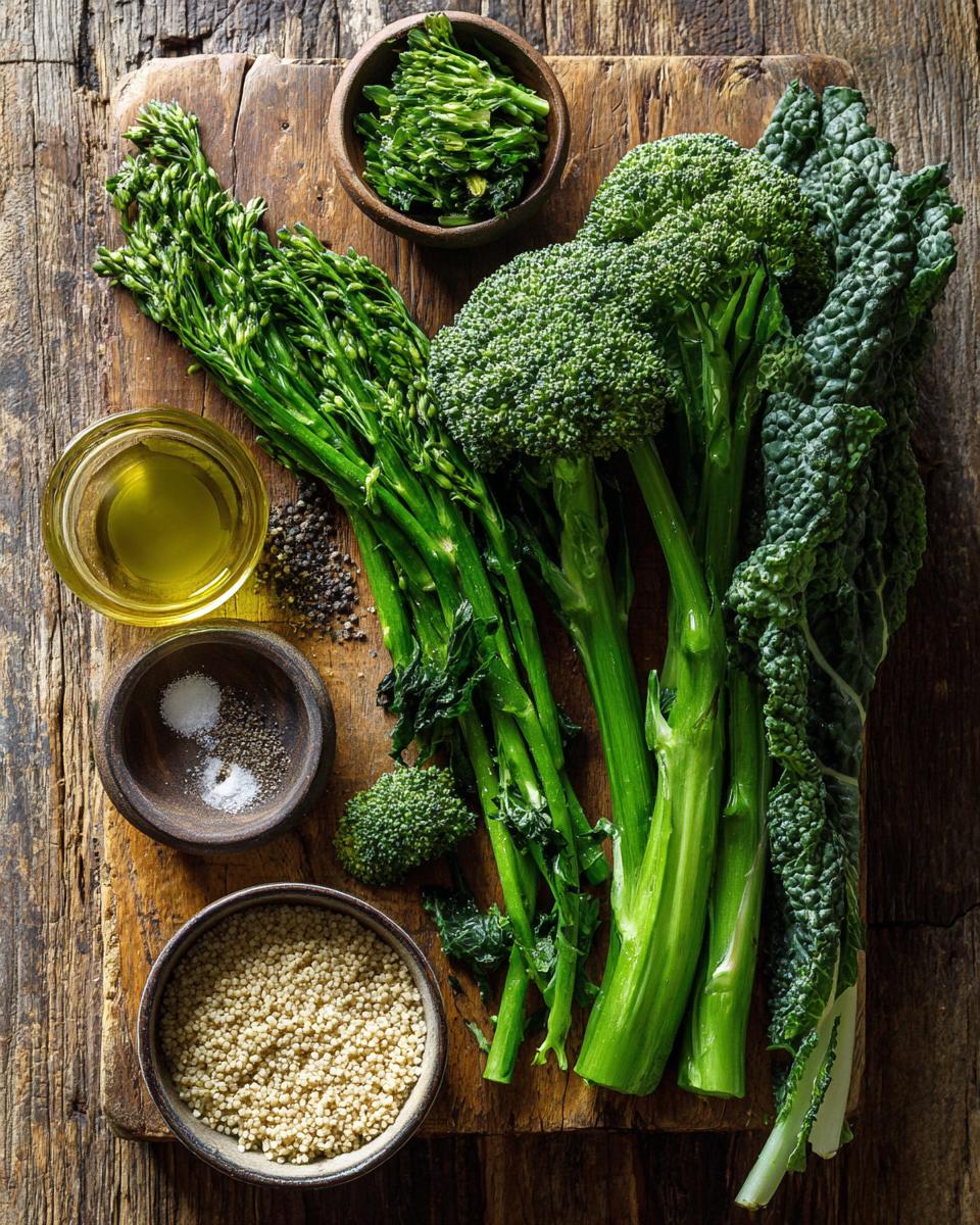 Spring Broccolini & Kale Quinoa Bowls - detail 1